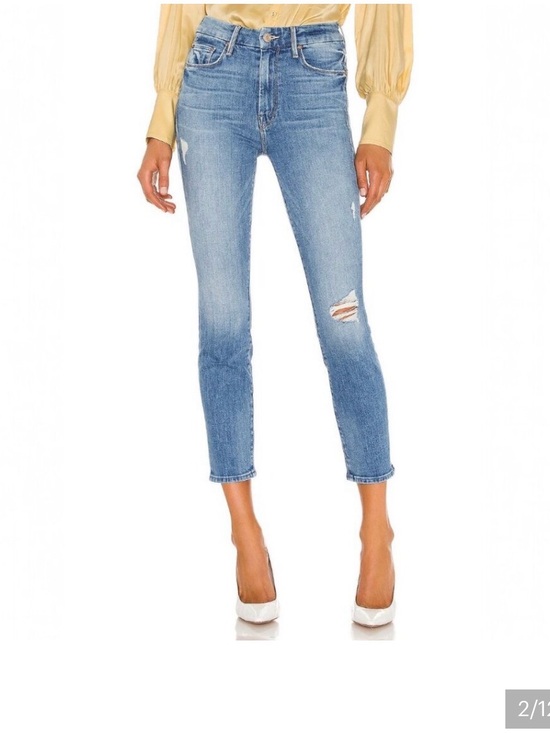 MOTHER Denim - MOTHER high waisted looker crop lets kick it